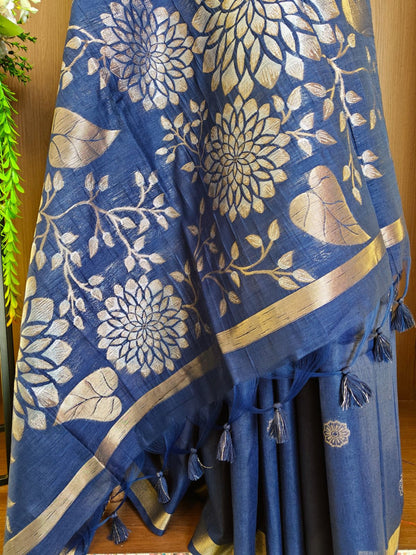 Premium Soft Khadi raw silk saree