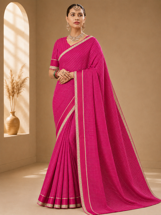Georgette Designer Fancy Saree