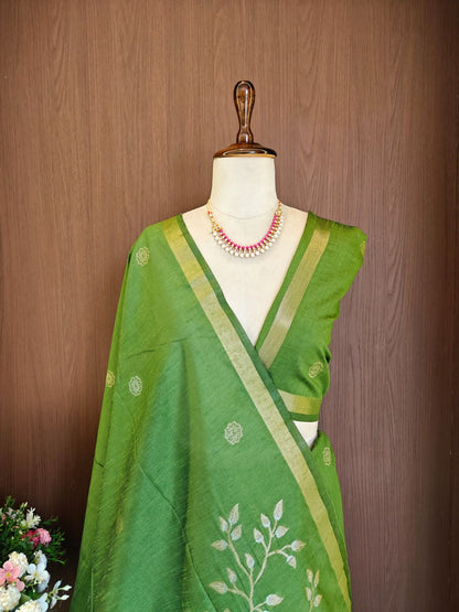 Premium Soft Khadi raw silk saree