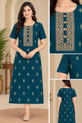 Embroidered Printed Kurti for Women