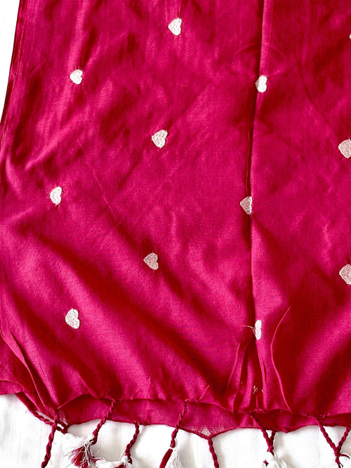 Discover Elegance with Our Embroidered Cotton Sarees Online - Saree Fusion