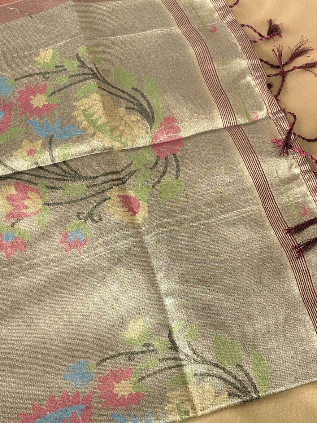 Elevate Your Elegance with Our Premium Pathani Silk Saree - Saree Fusion