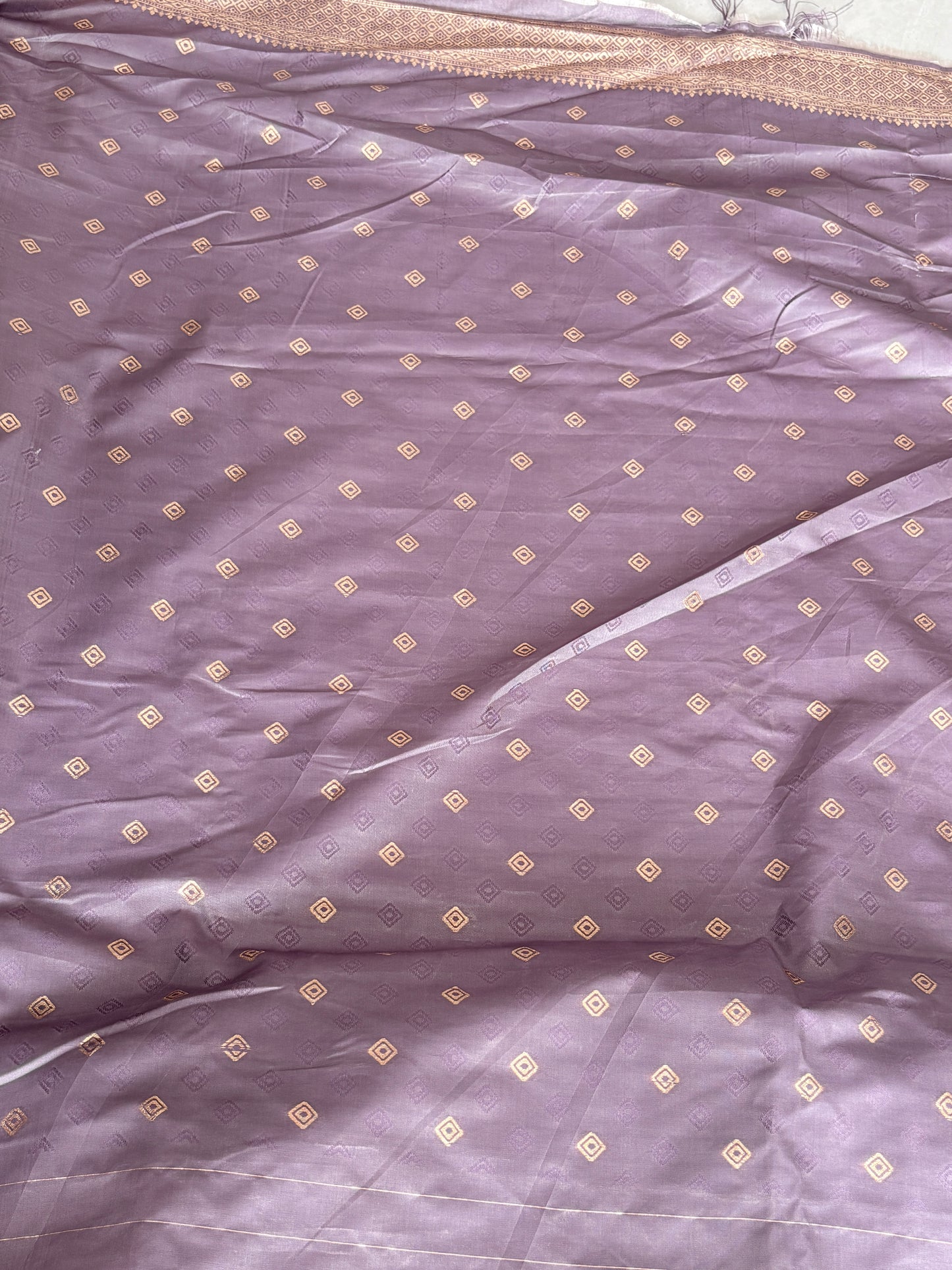 Premium Banarasi Silk Saree with Rich Paisley Zari Weaving