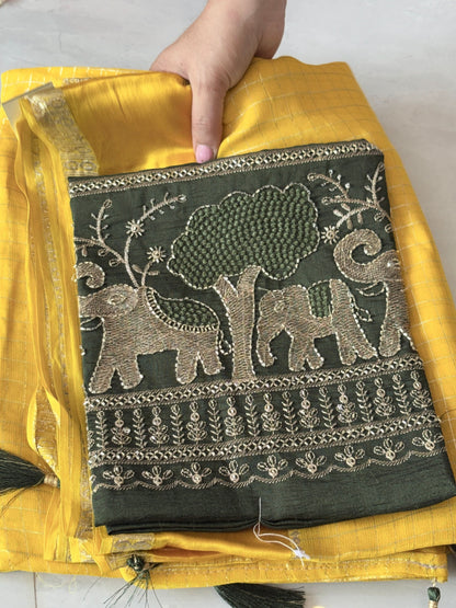 Georgette Designer Fancy Saree