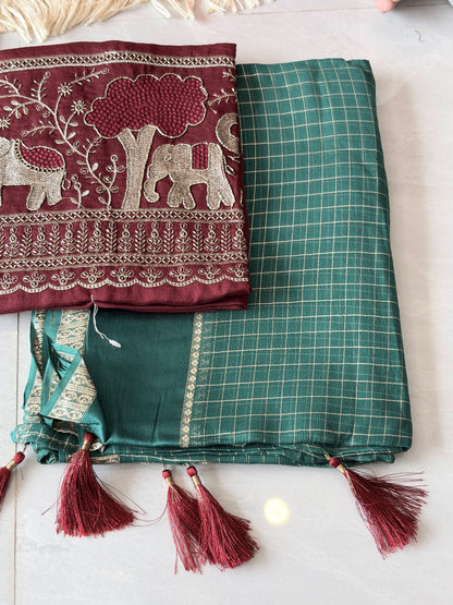 Georgette Designer Fancy Saree