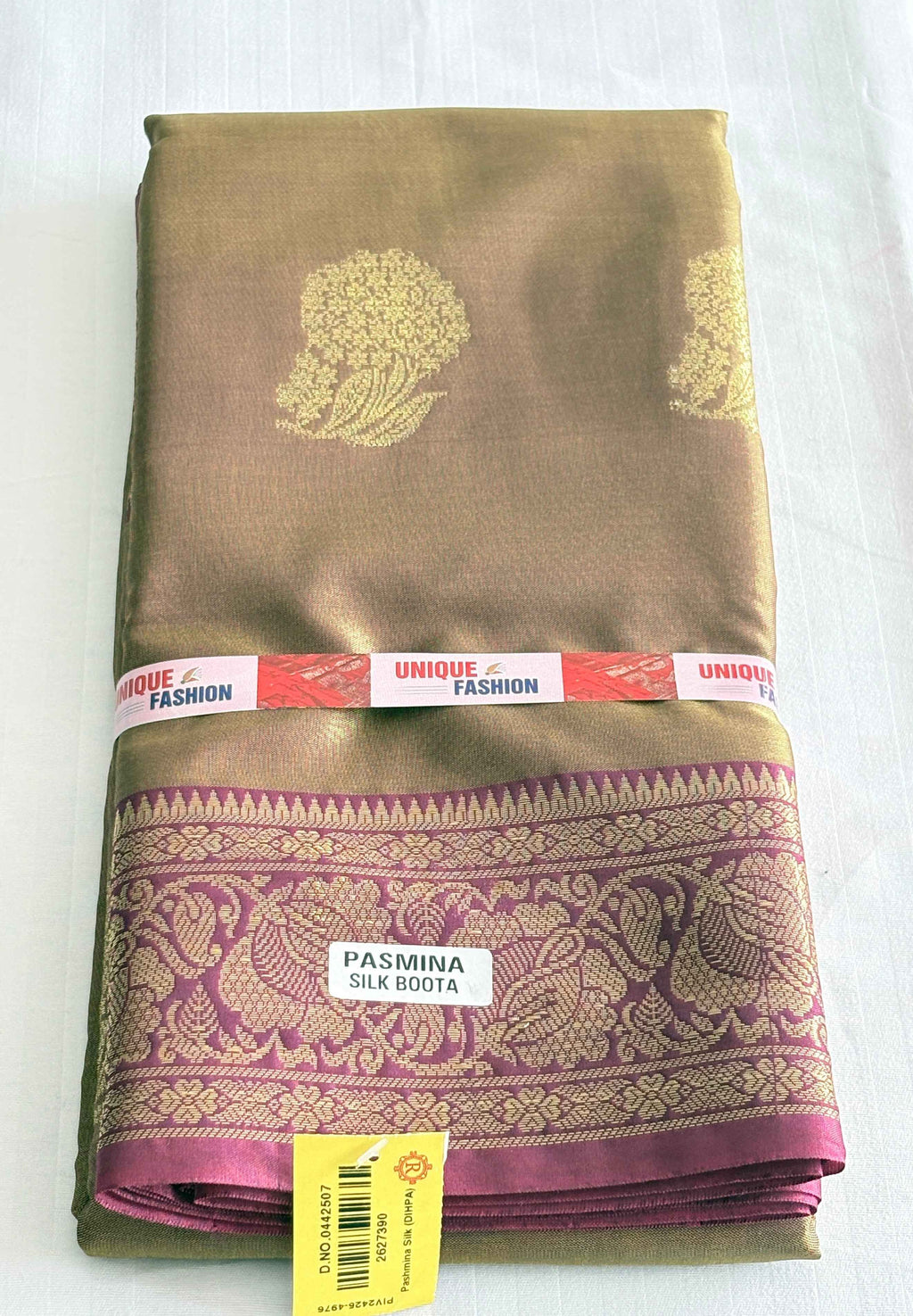 Elevate Your Wardrobe with Our Premium Pashmina Silk Saree - A Touch of Elegance - Saree Fusion