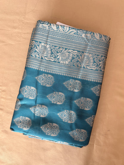 Premium Banarasi Silk Saree with Intricate Zari Weaving