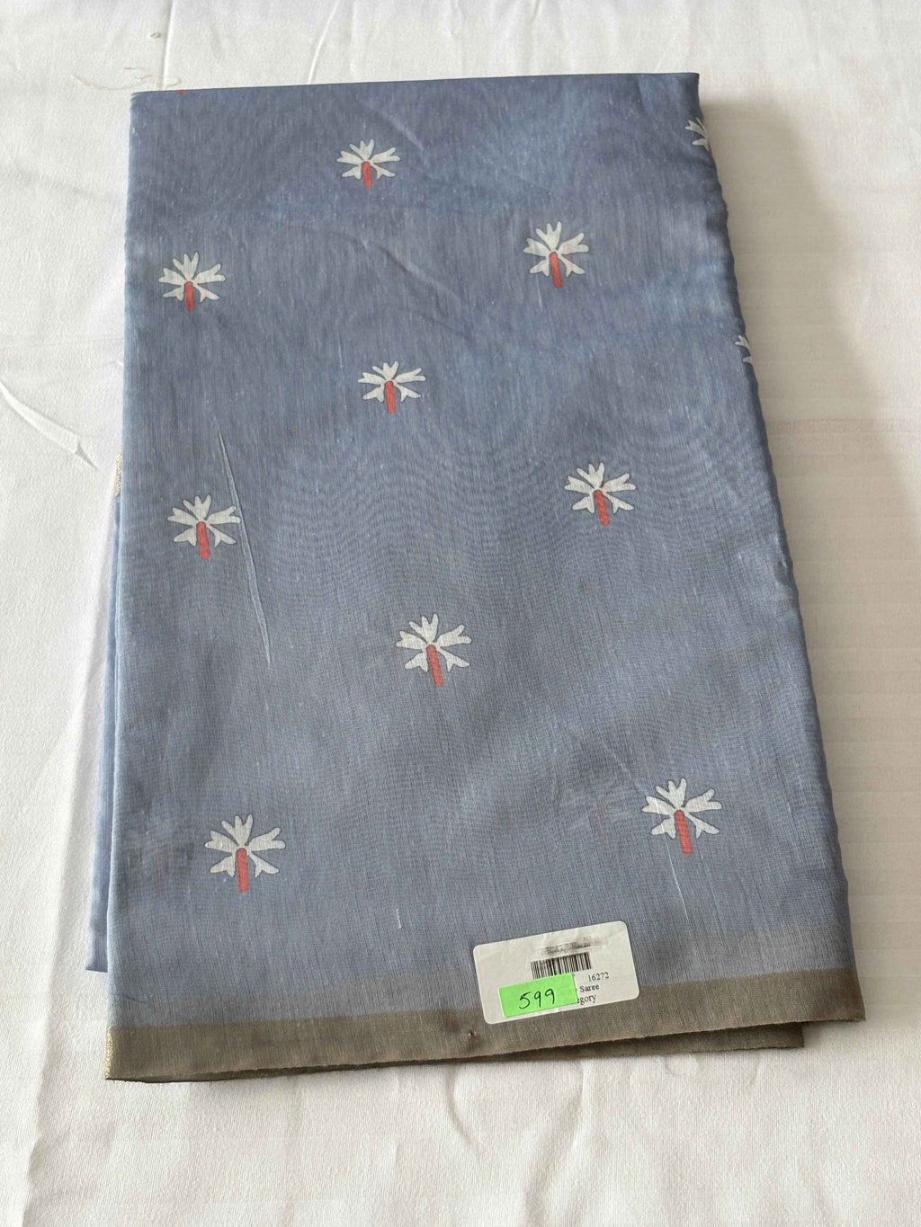 Elegant Linen Saree with Contrast Border for Effortless Style - Saree Fusion