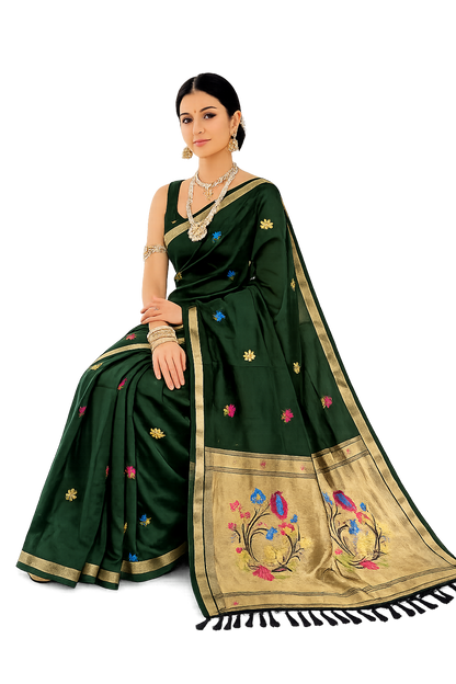 Traditional Paithani Silk Saree