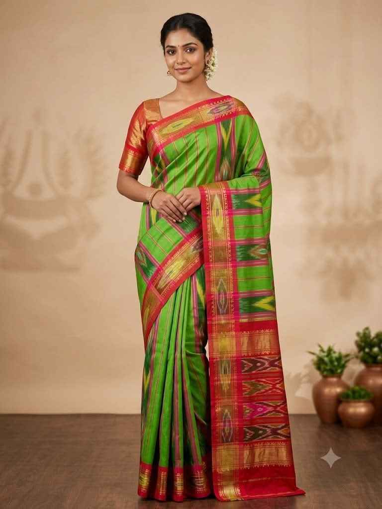Elegant Cotton Silk Sarees: Pochampally Ikat Style for Every Occasion - Saree Fusion