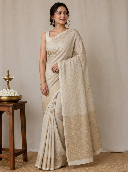 Premium Tussar Silk Saree for Women