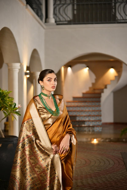 Soft Khadi Raw silk saree