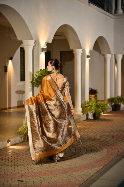 Soft Khadi Raw silk saree