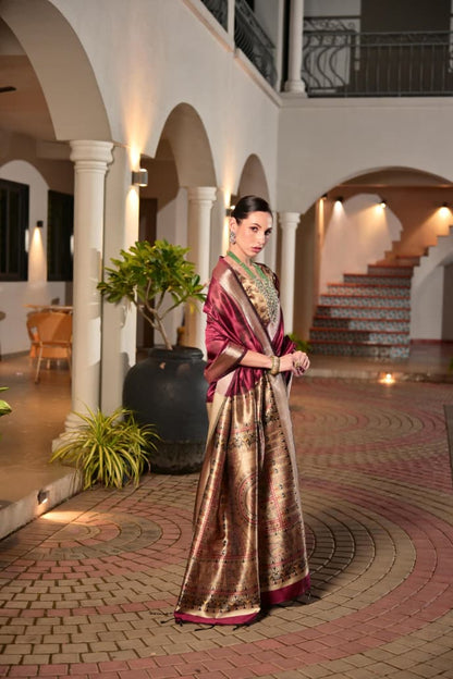 Soft Khadi Raw silk saree