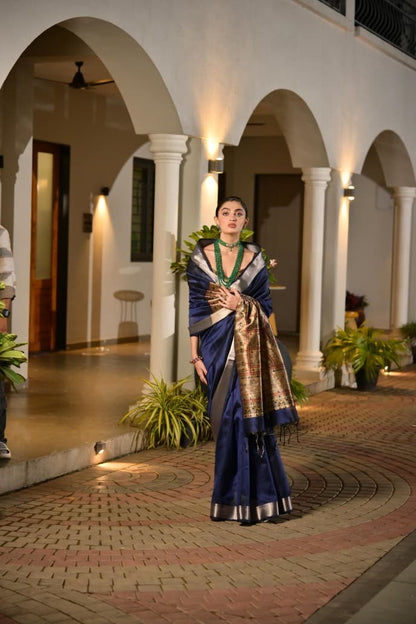 Soft Khadi Raw silk saree