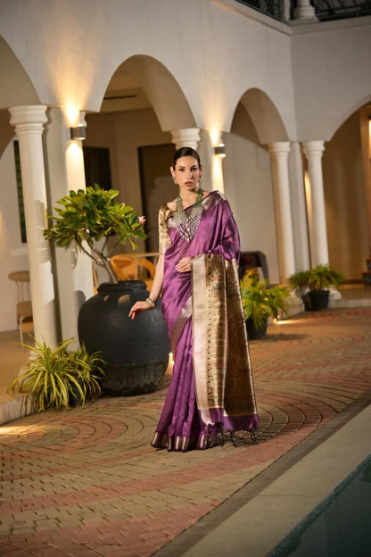 Soft Khadi Raw silk saree