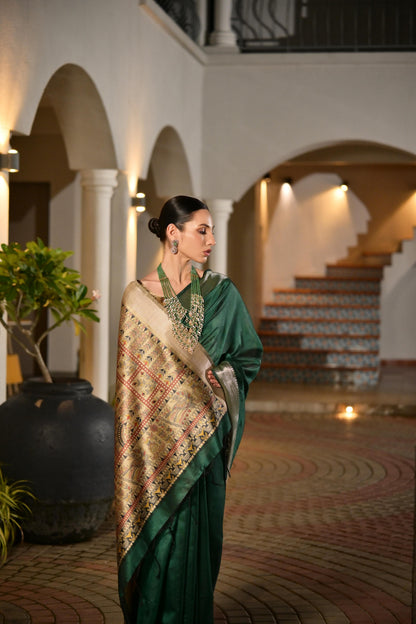 Soft Khadi Raw silk saree