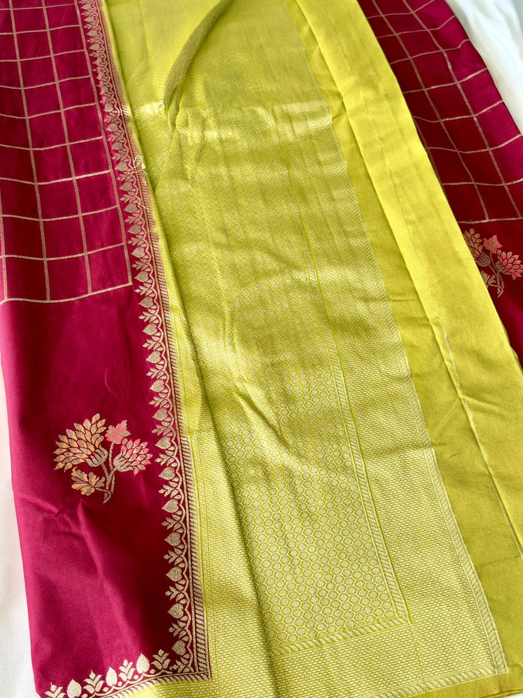 Premium Raw Mango Silk Saree | Traditional Elegance with Rich Weave