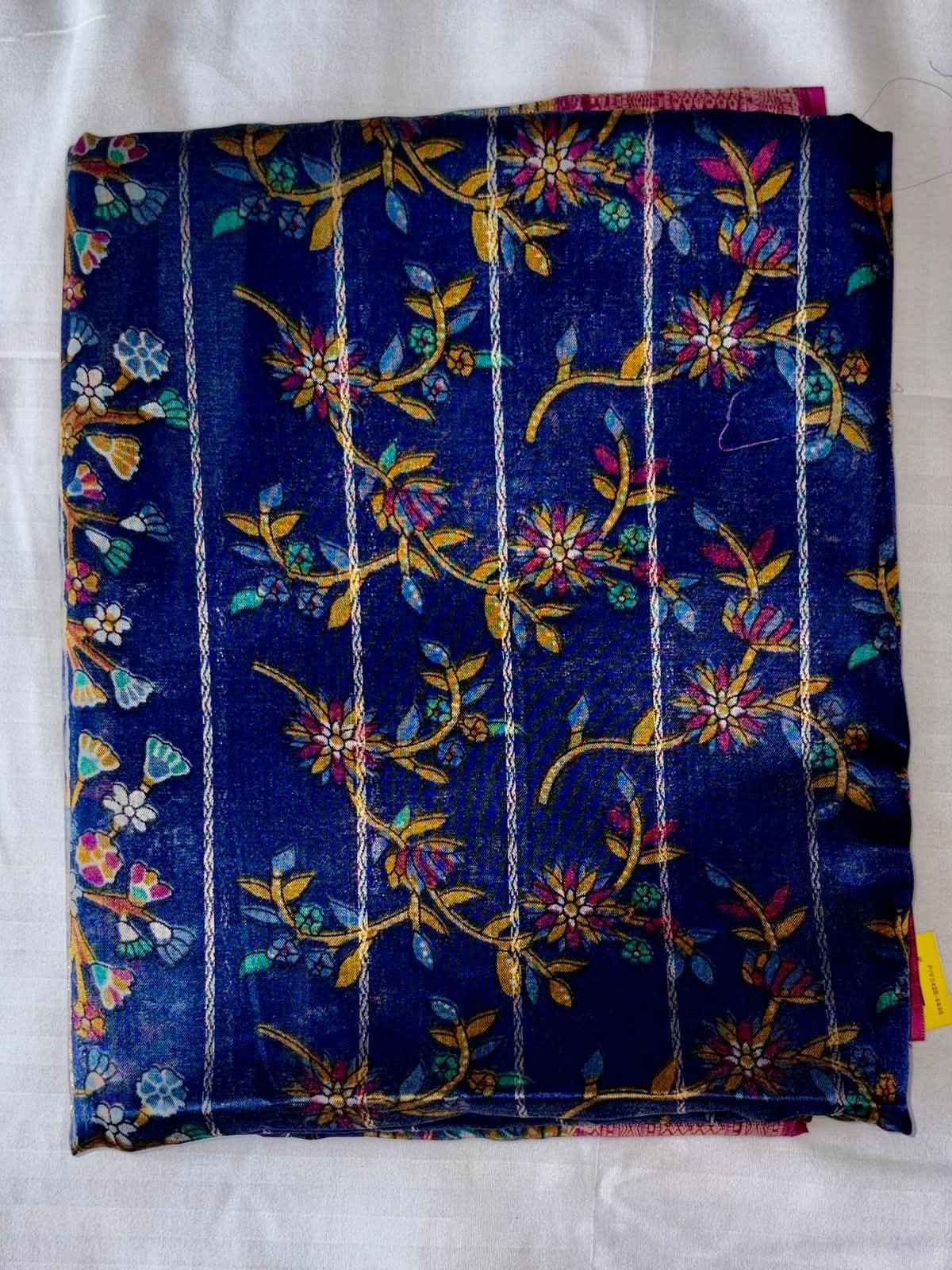 Exquisite Floral Georgette Silk Saree for Effortless Elegance - Saree Fusion