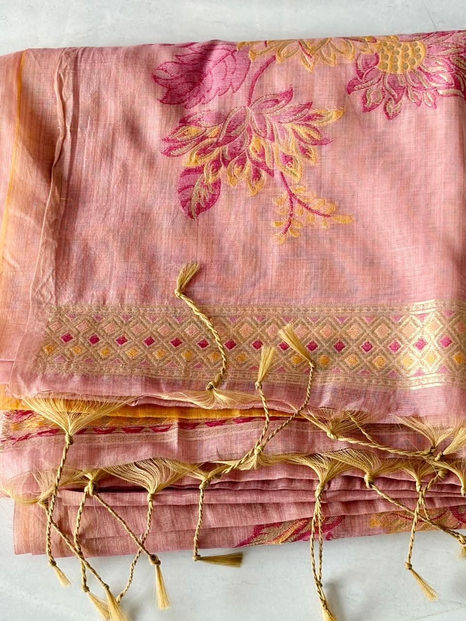 Jamdani Zari Saree