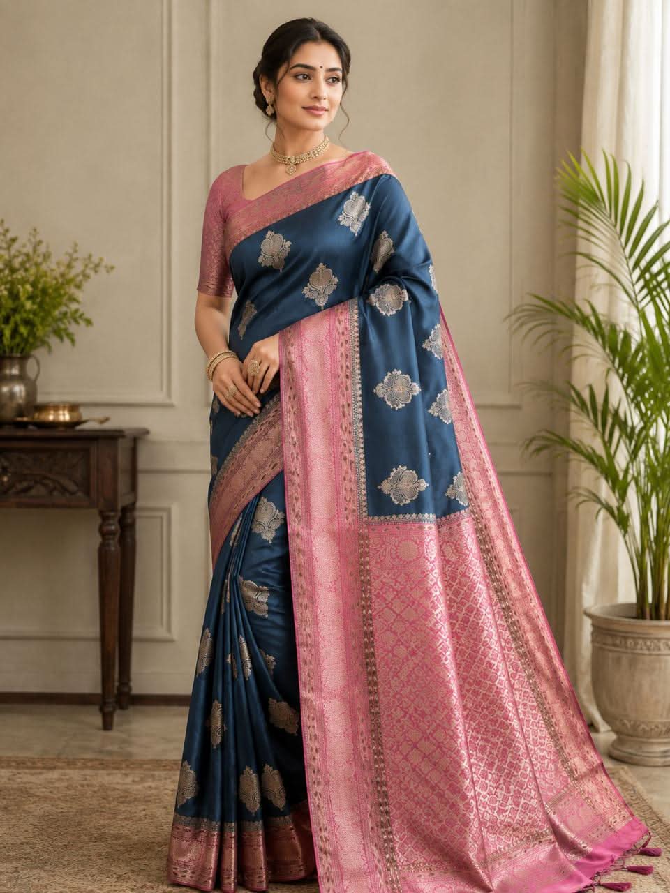 Matka Silk Ethnic Party & Festive Wear Saree