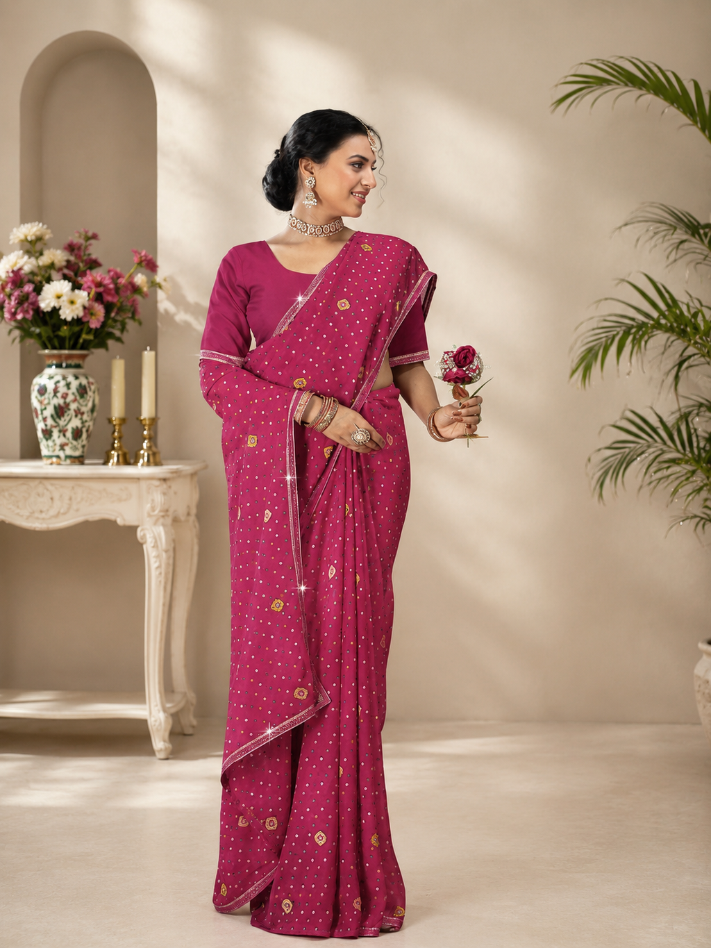 Stunning Designer Embroidered Saree for Timeless Elegance - Saree Fusion