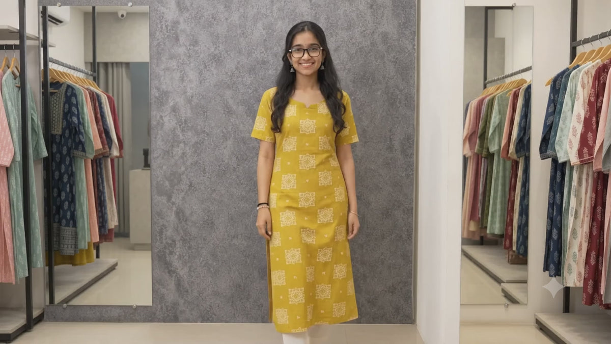 Embroidered Printed Kurti for Women
