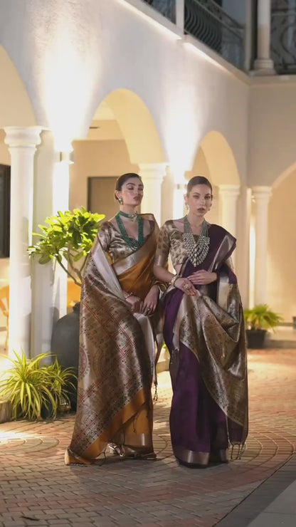 Soft Khadi Raw silk saree