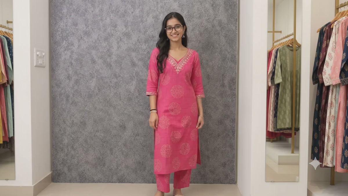 Embroidered Printed Kurti for Women
