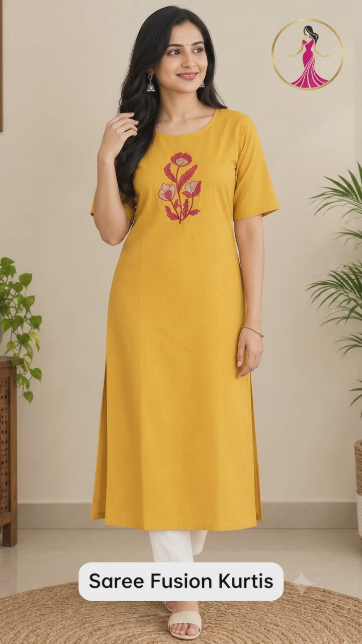 Embroidered Printed Kurti for Women