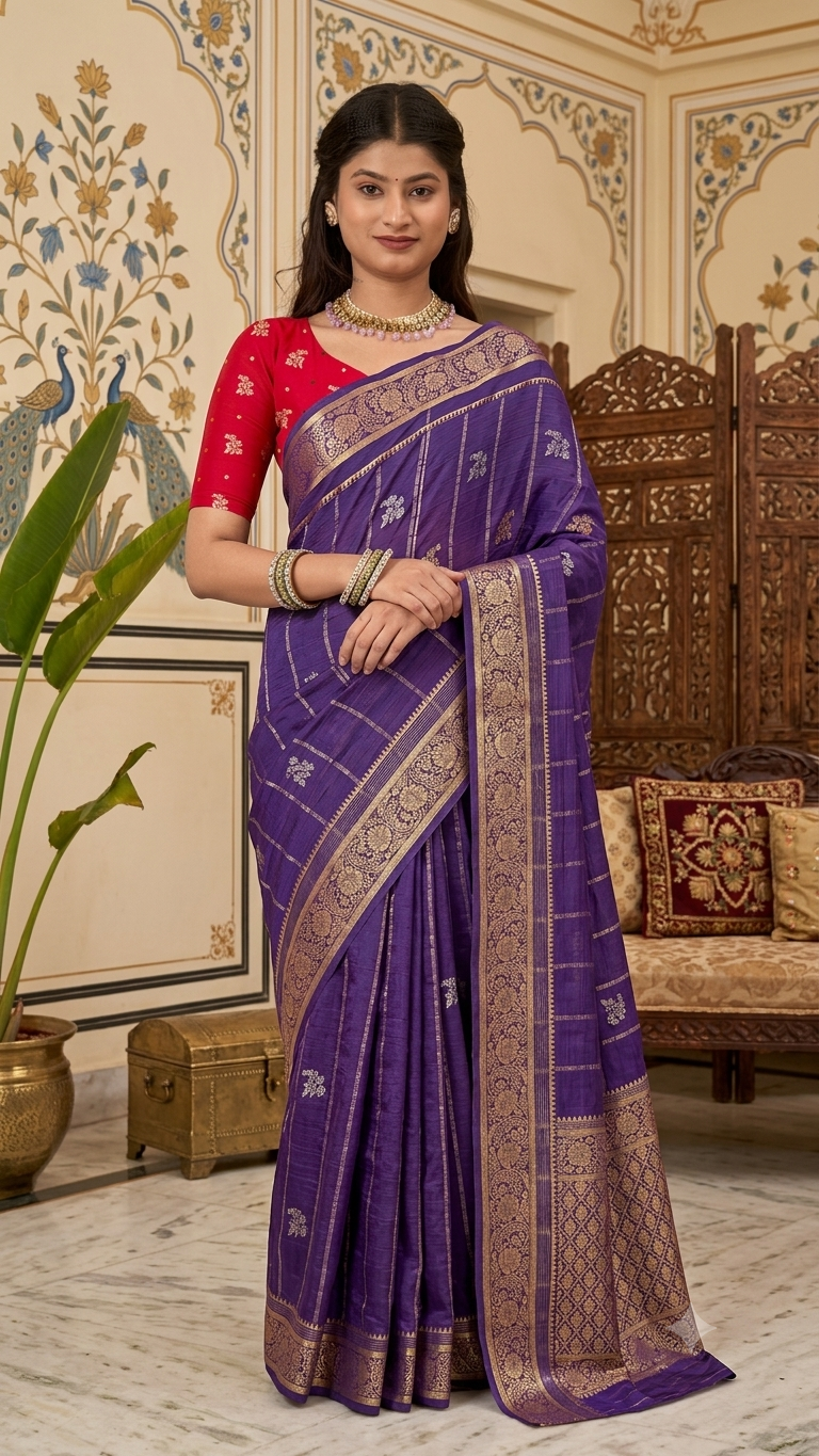 Flowerkala Silk Saree | Traditional Silk Saree for Women