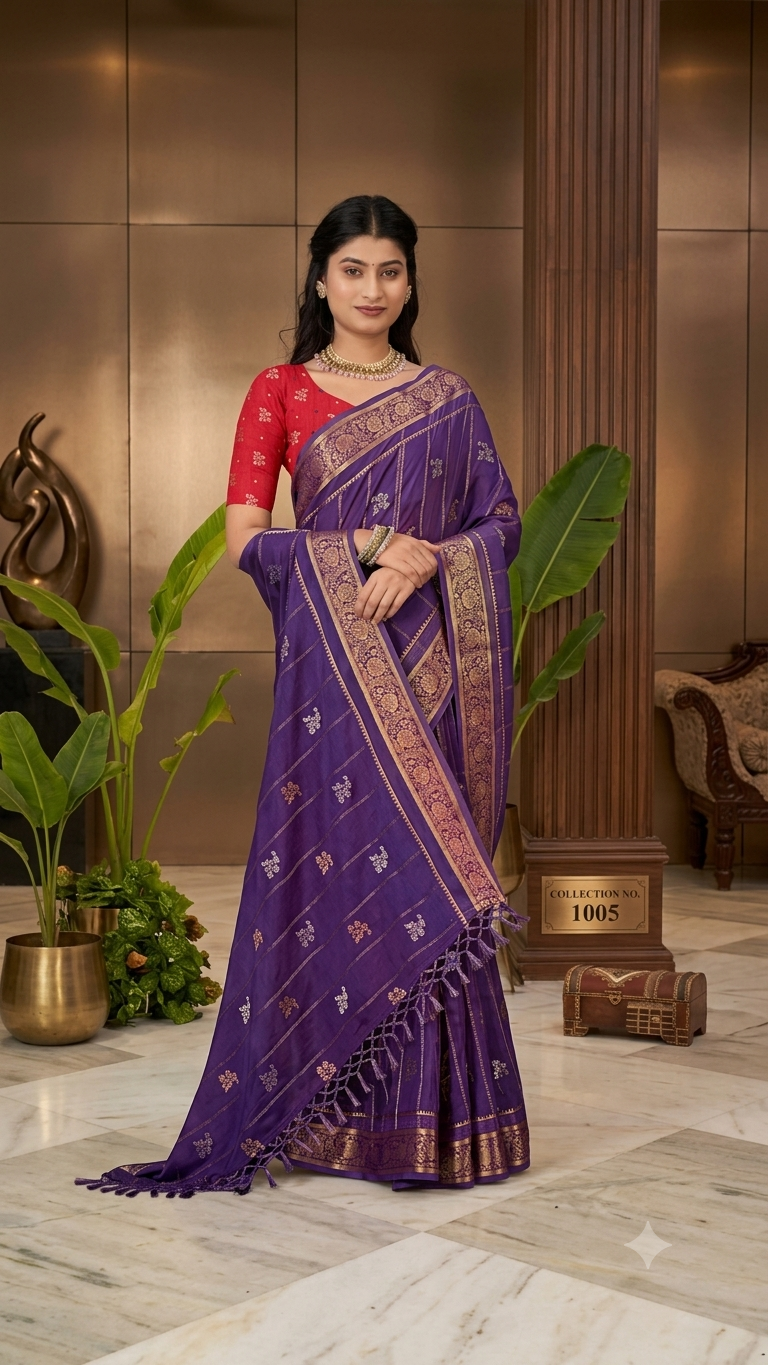 Flowerkala Silk Saree | Traditional Silk Saree for Women