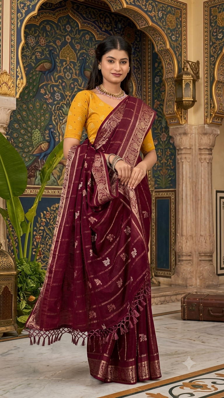 Flowerkala Silk Saree | Traditional Silk Saree for Women